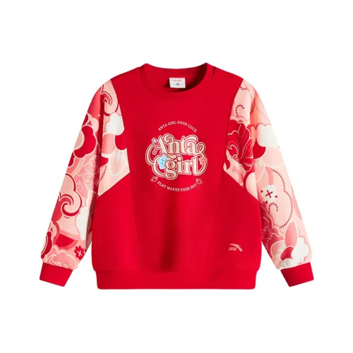 Antakids Толстовка Темно-красный С принтом по всей поверхности Подростки