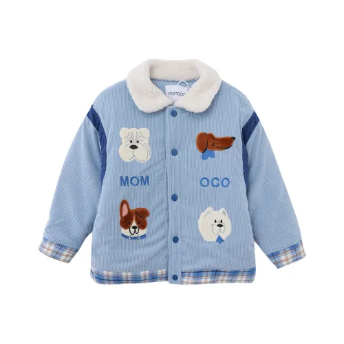 Mami Macca Хлопковый пуховик Синий для детей 3-7 лет