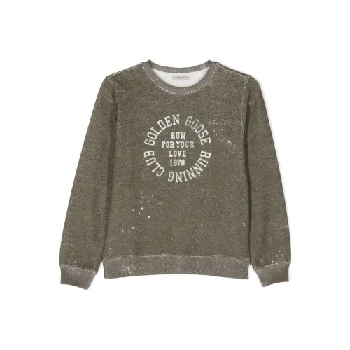 Golden Goose Умбра Kids Свитшоты