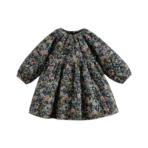 MARC&JANIE Винтажные синие платья для детей