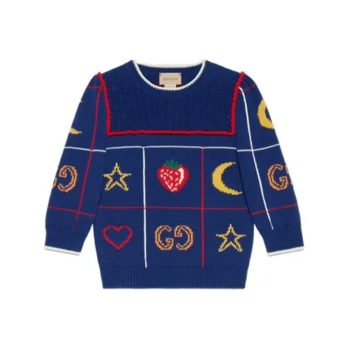 GUCCI Синий Kids Свитеры