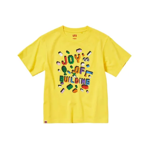 UNIQLO T-рубашка Лимонно-желтая Детская