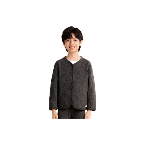 Red Bean Хлопковый пуховик Темно-серый Подростки