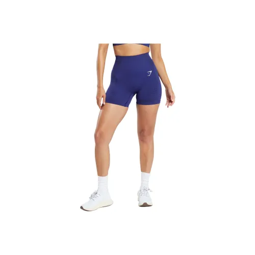 GYMSHARK Кобальт Фиолетовый Глина Известняк Женские Спортивные шорты