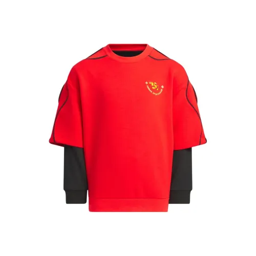 Adidas Толстовка Камень-красный Черный для детей 3-7 лет