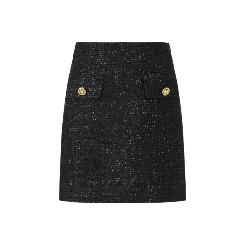 KARL LAGERFELD Повседневные короткие юбки Женские Черный