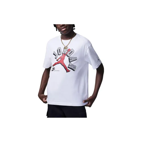 Jordan Jumpman T-Shirt Белая Детская