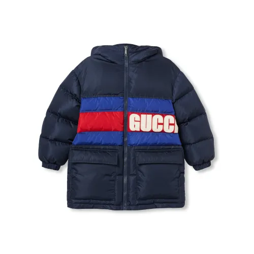 GUCCI FW24 Куртки и пальто Темно-синий Детский