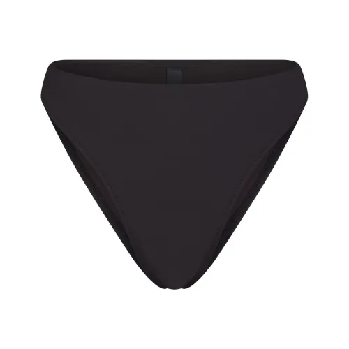 SKIMS Фирменный Плавание HIGH Нога Бикини Низ Плавки Женские Onyx Onyx