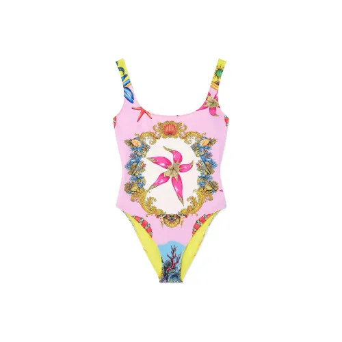 VERSACE Ван-Пис Купальник Женский Розовый