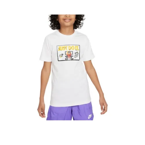 NIKE Белые Детские Футболки