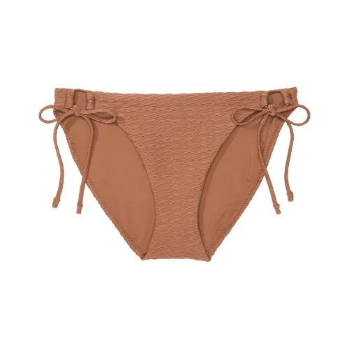 Victoria's Secret Розовый Mix Match Боковая сторона Галстук Бикини Низ C Плавки Женские Карамель