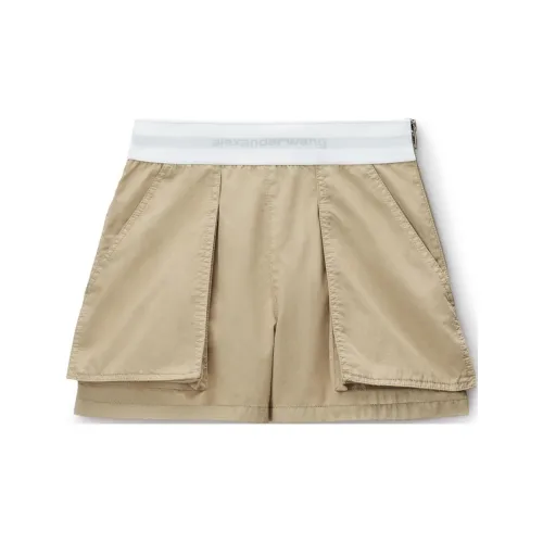 Alexander Wang SS24 Карго Шорты Женские Хаки