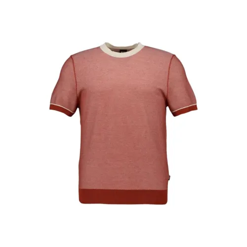 Hugo Boss T-Shirt Мужская Темно-Красная