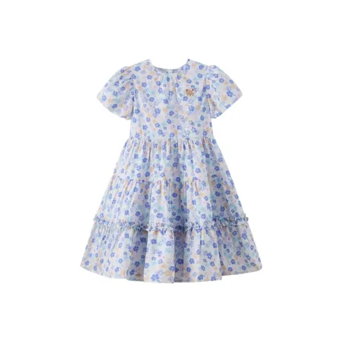 PAW IN PAW Платье Синий Children Возраст 3-7 лет