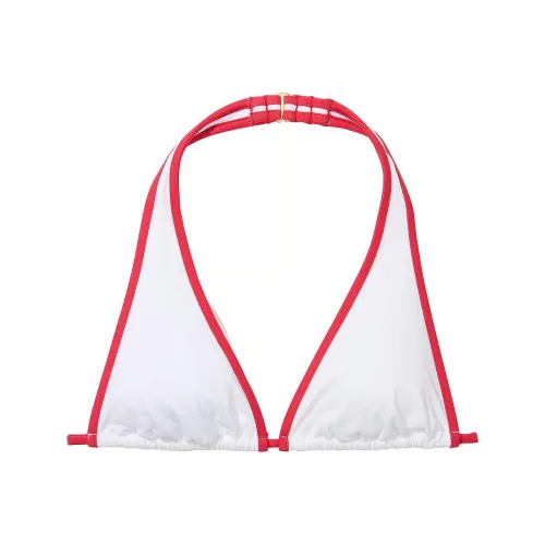 Victoria's Secret Розовый BY FRANKIES BIKINIS AUGUSTA Бикини Топ S Бикини Women's White