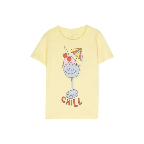 Stella McCartney SS24 T Рубашка Лимонно-Желтая Детская