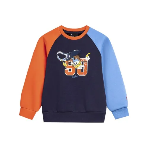 LINING YOUNG Толстовка Sports Life Collection The Ship IS Синий и Апельсин Детский