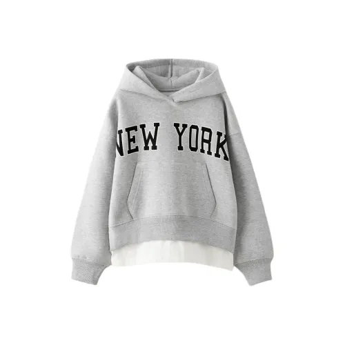 ZARA Свитшот Зебра с принтом Серый Детский