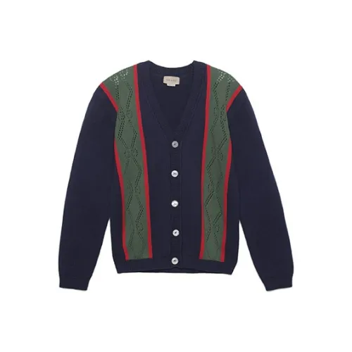 GUCCI Темно-синий Kids Свитеры