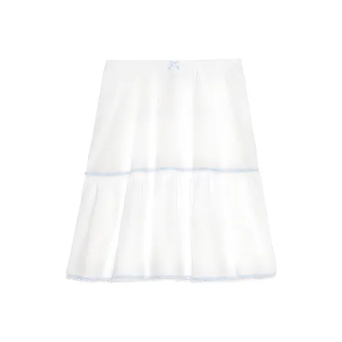 Victoria's Secret Розовый BY FRANKIES BIKINIS LOTTIE Свитч-брюки WP Платья и юбки для плавания Женские Белые