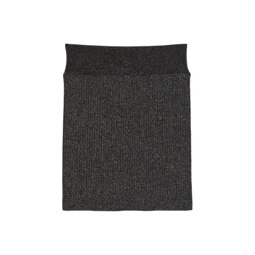 Victoria's Secret Розовый Бесшовный Блестящий Мини Юбка Чисто Черный Блинг Повседневная Мини Юбка Женская Чисто Черный Яркий