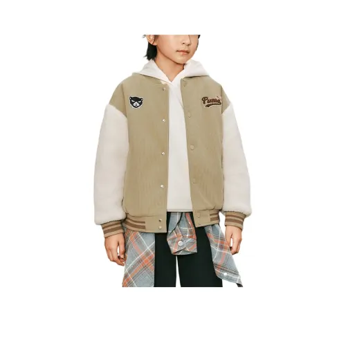 PUMA Хлопковый пуховик Sportstyle Series Песочный хаки 50401 Детский