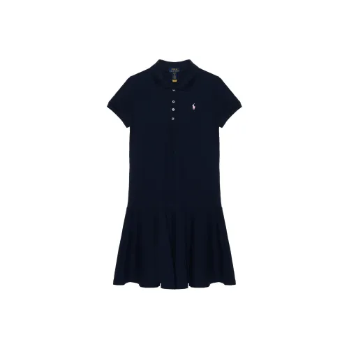 Polo Ralph Lauren Детское платье SS22 Морской синий Детский