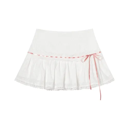 I'M ONE Повседневные короткие юбки Женские Белые