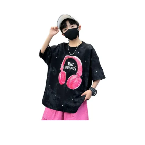 TONGGENI T-рубашка черная для подростков