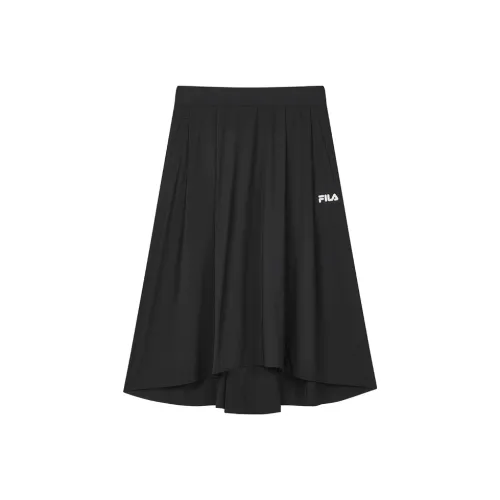FILA Глубокий черный Женские Повседневные длинные юбки