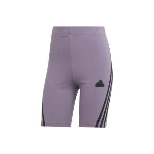 Adidas Future Icons 3 Stripes Велосипед Шорты Велосипедные Штаны и Велосипедные Шорты Женские Тень Фиолетовый