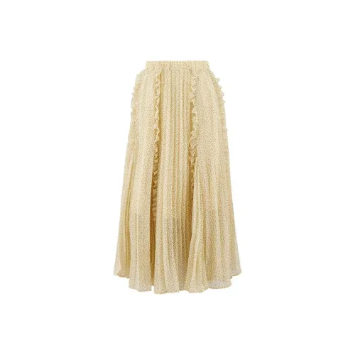 Сотрудничество MOUSSY Повседневная Длинная Юбка Женская