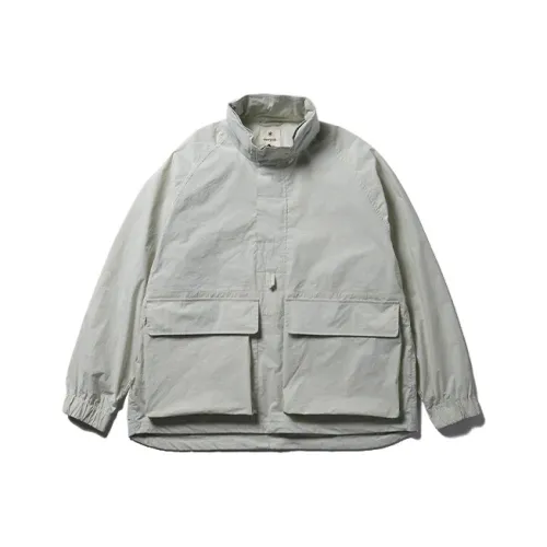 SNOW PEAK 24Ivory Индиго C N Anorak Куртка Мужской Экрю Сливочный