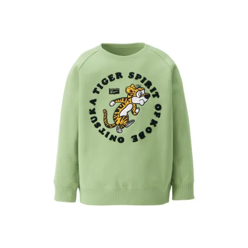 Onitsuka Tiger Свитшот Светло-зеленый для детей 3-7 лет