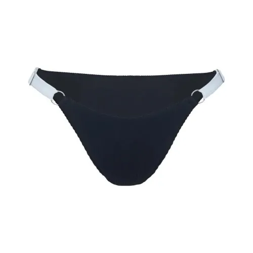 PRINCESS POLLY TAVISON HIGH Cut Ребристые Плавки для женщин черный черный