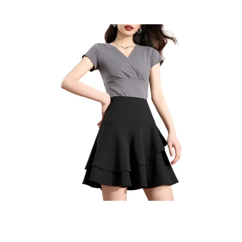 Mylan Повседневные короткие юбки Женские Черный