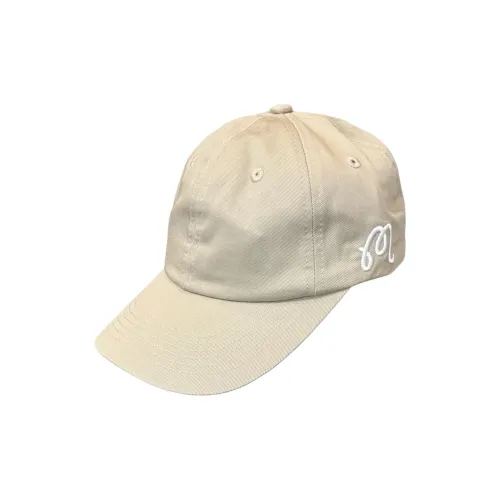 Malbon Golf Хлопковые кепки унисекс бежевые
