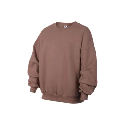 Nike Sportswear Icon Флис Толстовка Дымчатый Фиолетовый Красный Детский