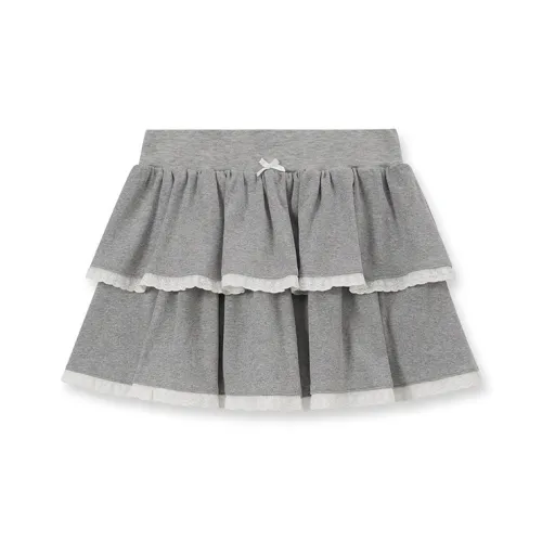 KIRSH 2025 Spring Summer Повседневные короткие юбки Женские Серый