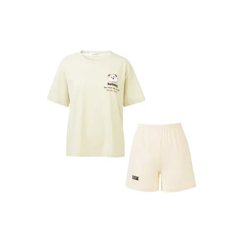 ALDOLA Пляжно-зеленый Женские Пижамные комплекты