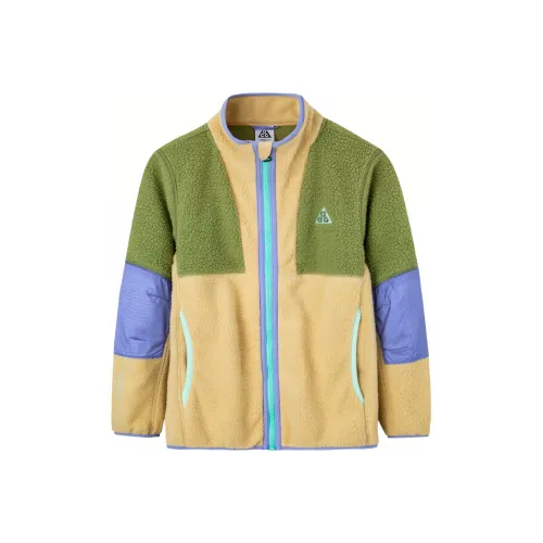 Nike Куртки и Пальто Светлый Хаки Детский