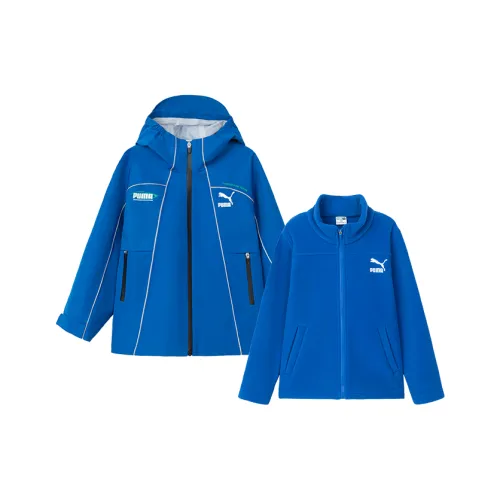 PUMA Куртка Игрок HARDSHELL Внешняя сторона 2 предмета Комплект 2 предмета Комплект Королевский синий Детский