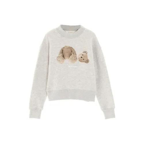 PALM ANGELS Kids Одежда Толстовка Детский Серый Коричневый