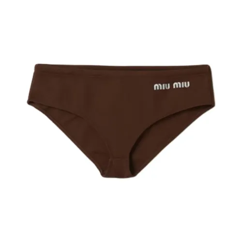 MIU MIU SS24 Бикини Женские Коричневый