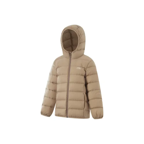 LINING YOUNG Пуховик Sports Life Collection Какао-коричневый Подростки