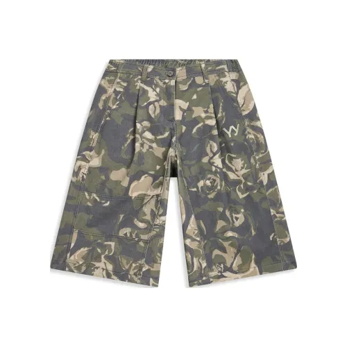 OPEN YY CAMO Cargo Midi Шорты Карго Шорты Женские Хаки Хаки