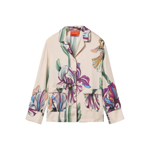 La DOUBLEJ. Рубашка Женская Бежевая