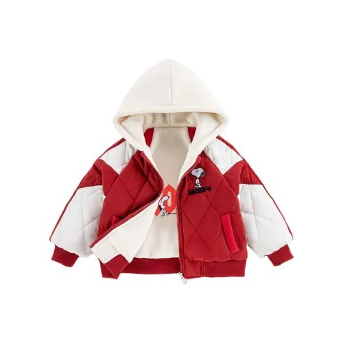 SNOOPY Хлопковый пуховик для детей 3-7 лет