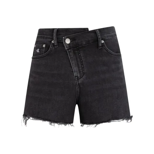 Calvin Klein Джинсовые шорты Женские Деним Черный